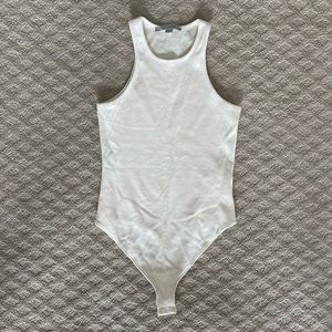 ALL SAINTS High Neck Bodysuit - Light Neutral